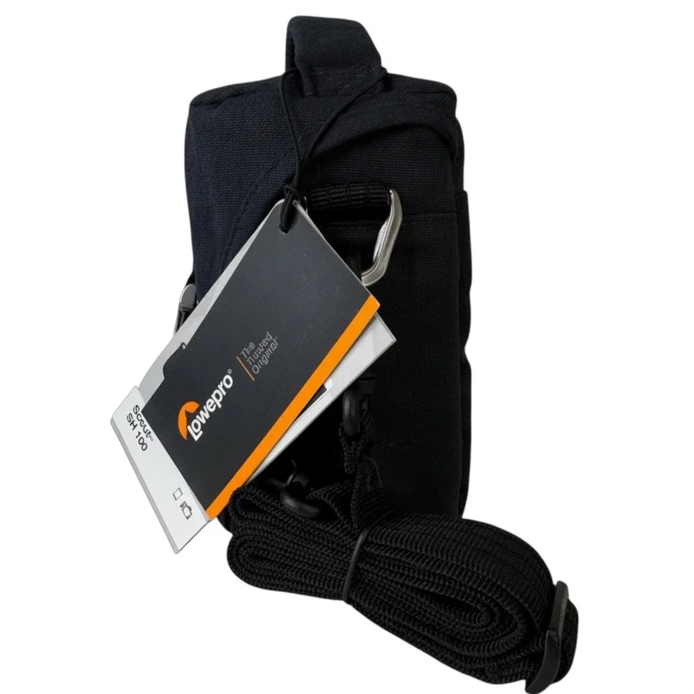 Lowepro Scout SH 100 Camera Shoulder Bag Slate Blue Mirrorless Case NEW